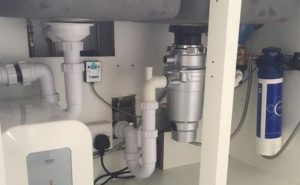 kitchen sink installation by our plumber in stevenage
